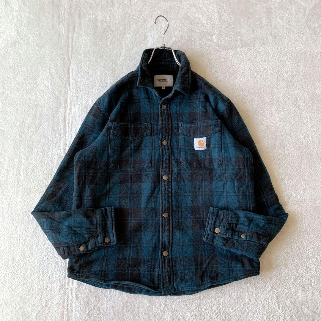 人気 CARHARTT WIP チェック シャツ ジャケット 裏地 フリース