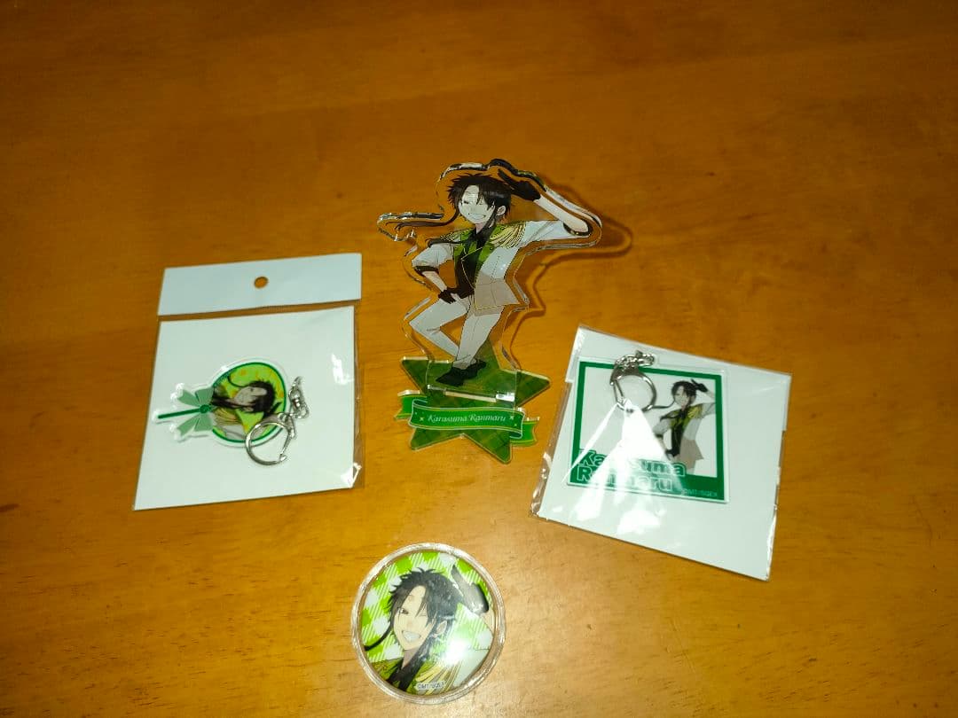 くじメイト 烏丸蘭丸 アクリルスタンド キーホルダー 缶バッジ セット