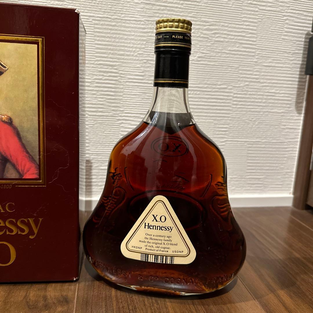 古酒　ヘネシーXO クリアボトル 金キャップ