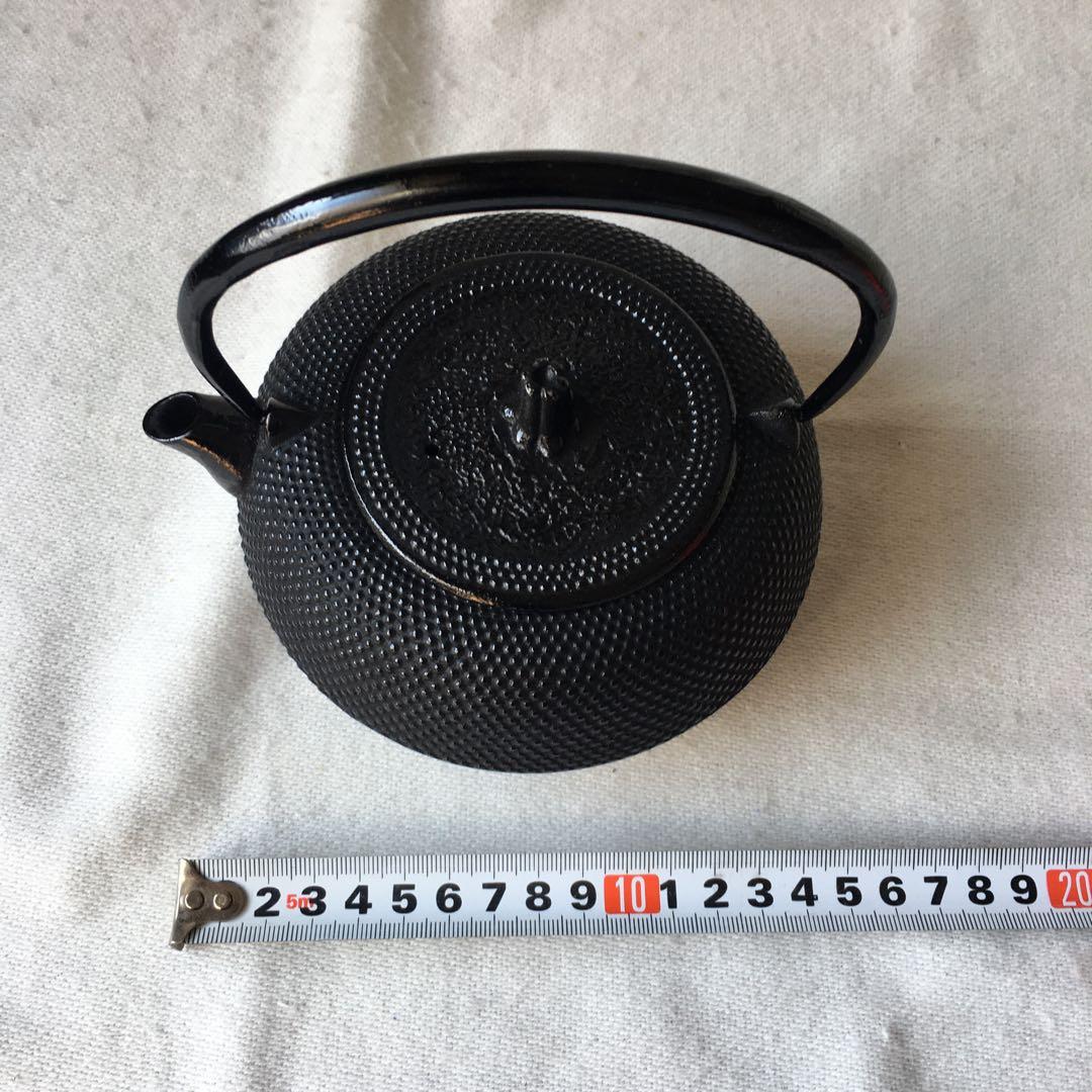 南部鉄器　急須　アラレ　ホーロー加工　鉄　鉄急須　未使用　岩手県水沢（奥州）市