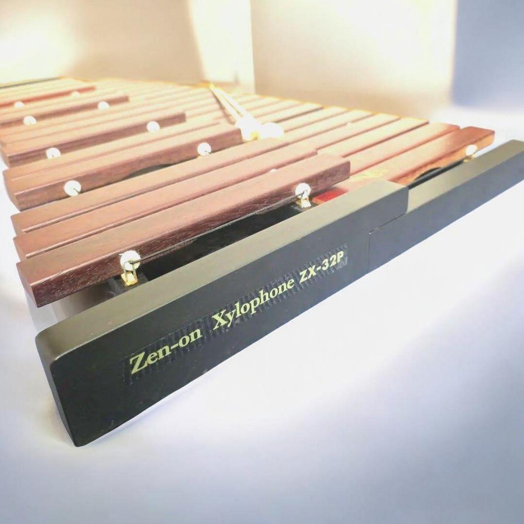 【426】ゼンオン シロフォン 木琴 ZX-32P 32音 マレット（バチ）付