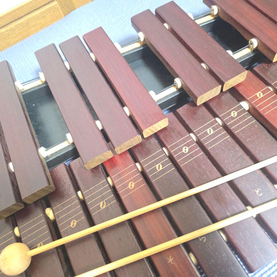 【426】ゼンオン シロフォン 木琴 ZX-32P 32音 マレット（バチ）付