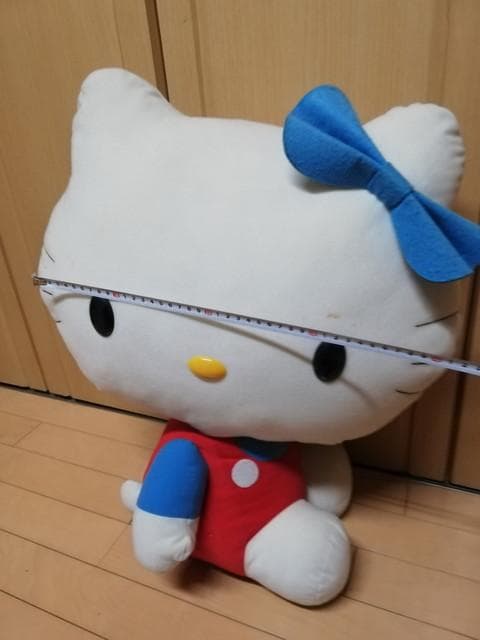 サンリオの横向★初期の特大サイズ★ぬいぐるみハローキティ ぬいぐるみ