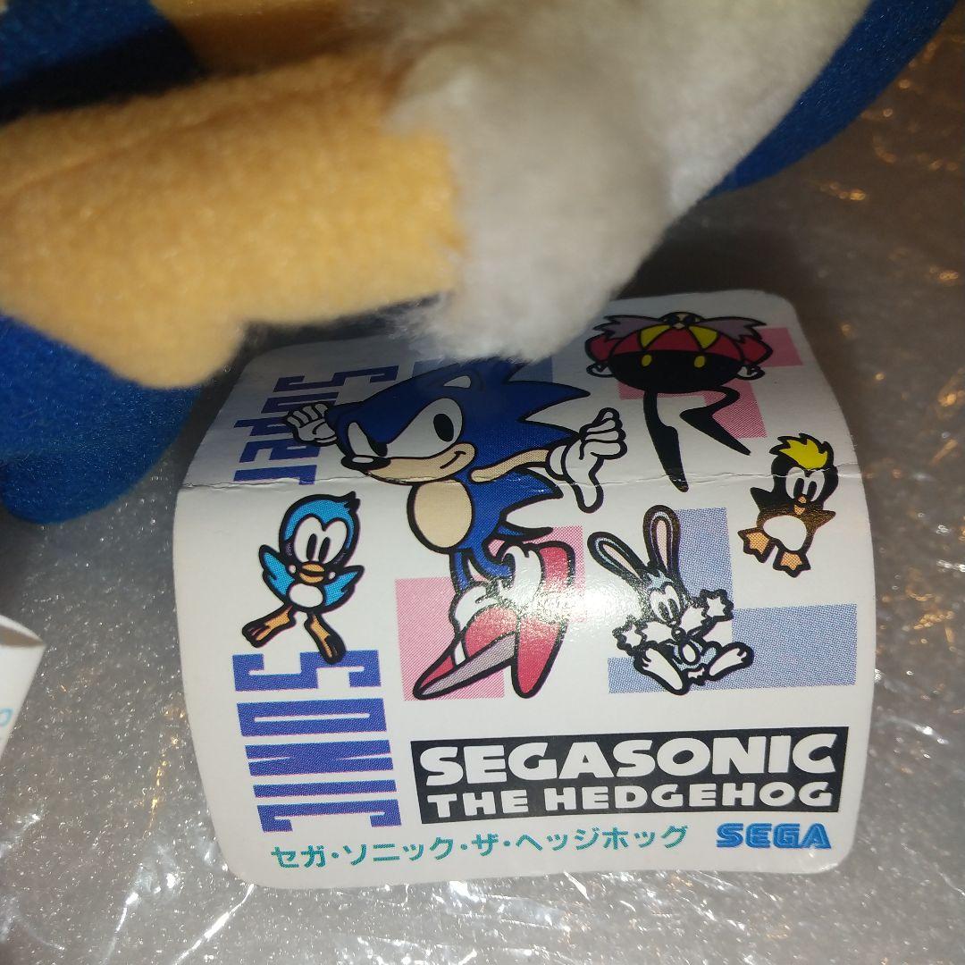 セガ・ソニック・ザ・ヘッジホッグ ぬいぐるみ 1992年 アミューズメント景品