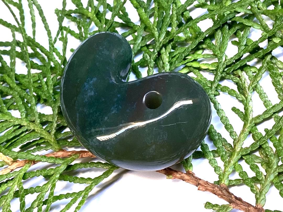 ✳【碧玉】特別安価の16800円　特大出雲石勾玉　コレクションレベル　安価卸し‼️