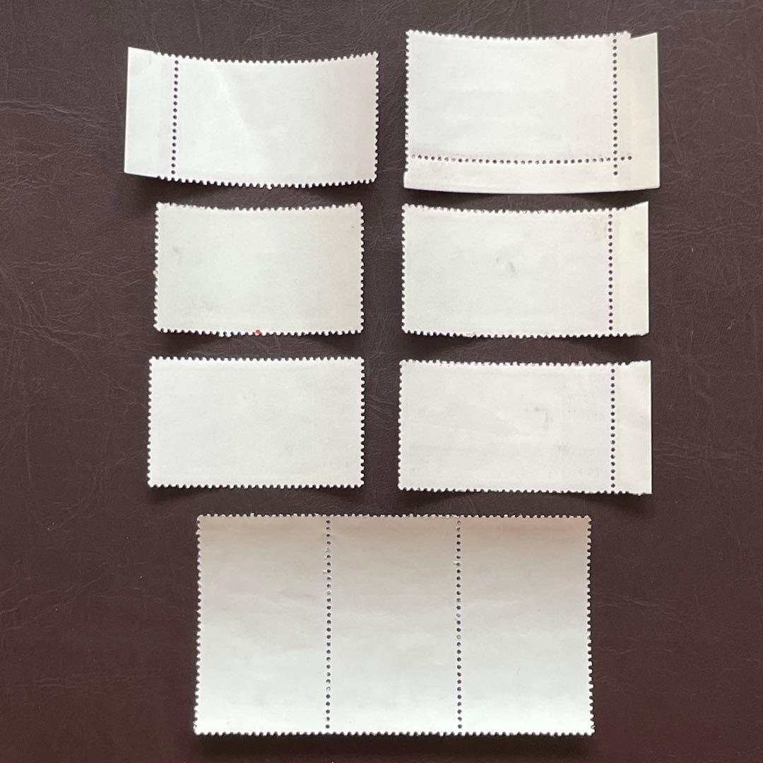 中国切手　文革切手　革４　共産党50周年　未使用・美品　4枚耳付き