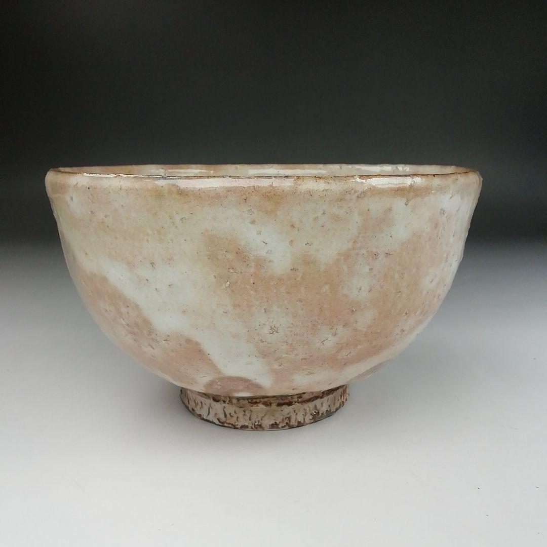 Ｔ４２６　茶碗　『萩焼』『田原謙次 造』　共箱　抹茶碗　茶道具