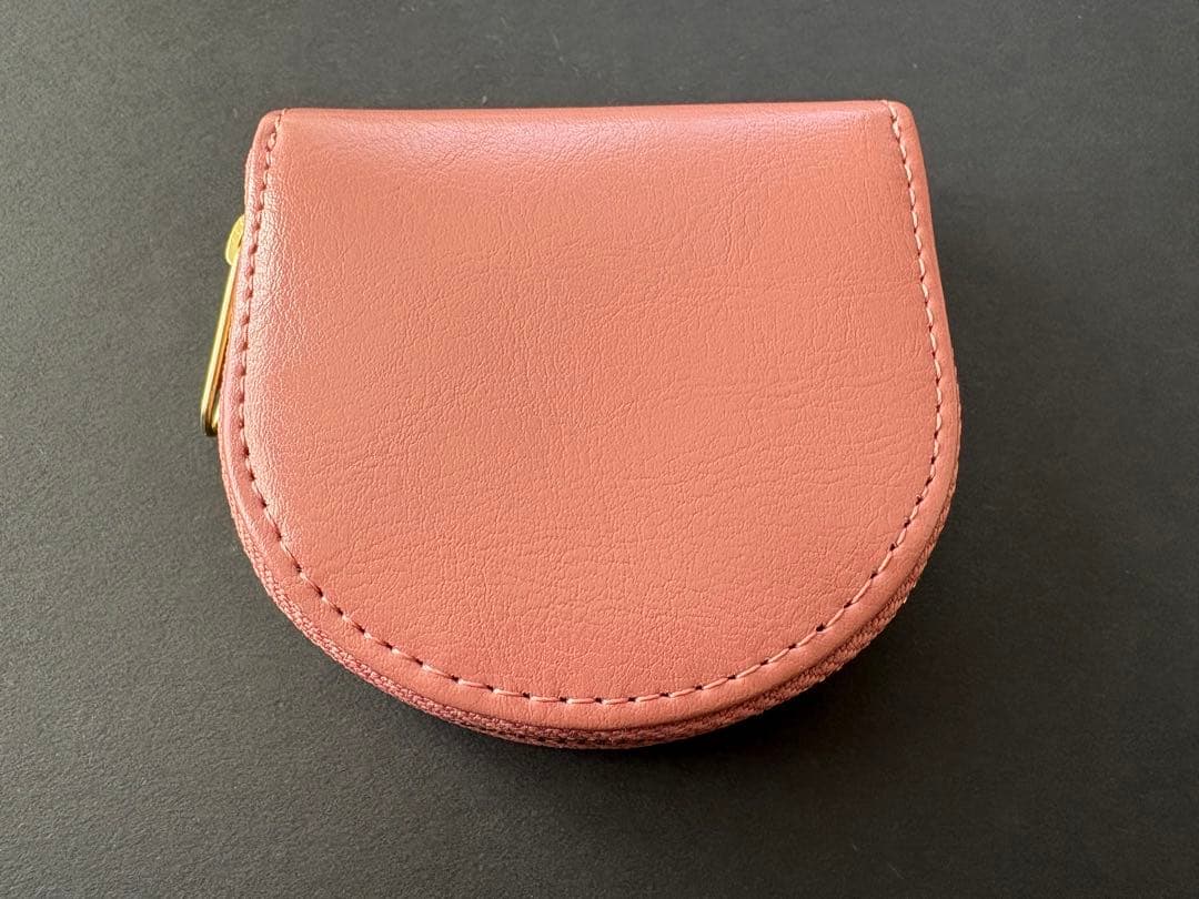 【新品未使用】皇居　馬蹄型の小銭入れ　ピンク