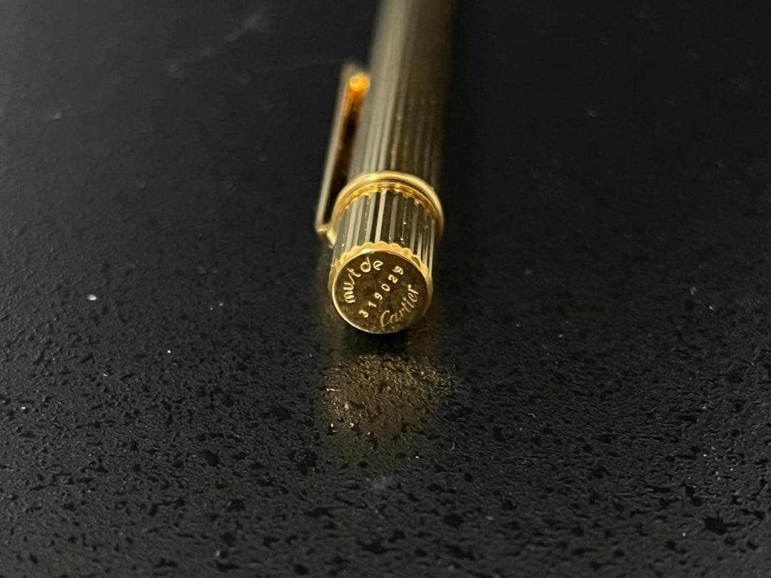 【極美品　未使用】Cartier マストドゥ　カルティエ　ゴールドボールペン