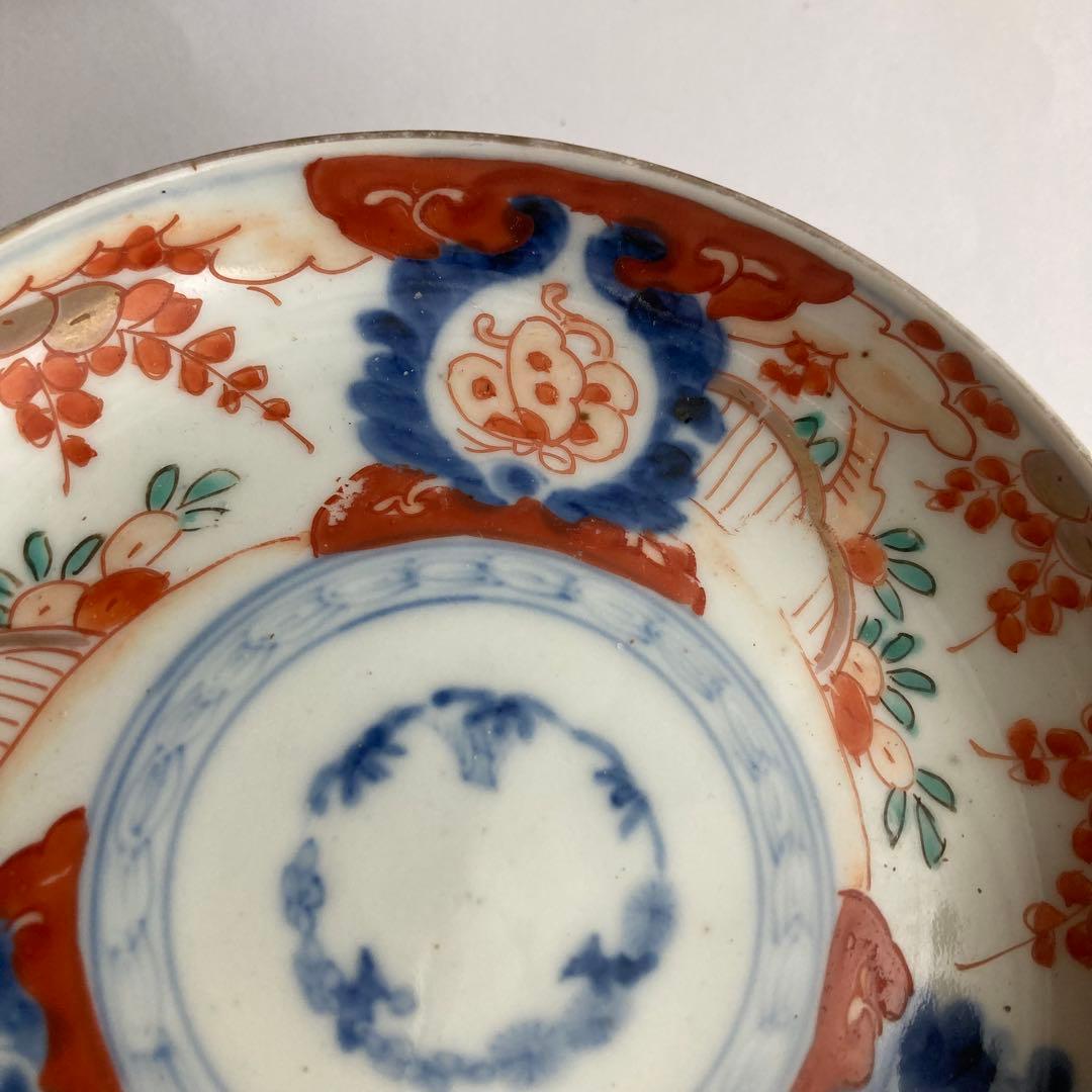赤絵蝶赤絵皿　器　九谷焼や犬山焼、香蘭社や柿右衛門、大聖寺伊万里、古伊万里好きに