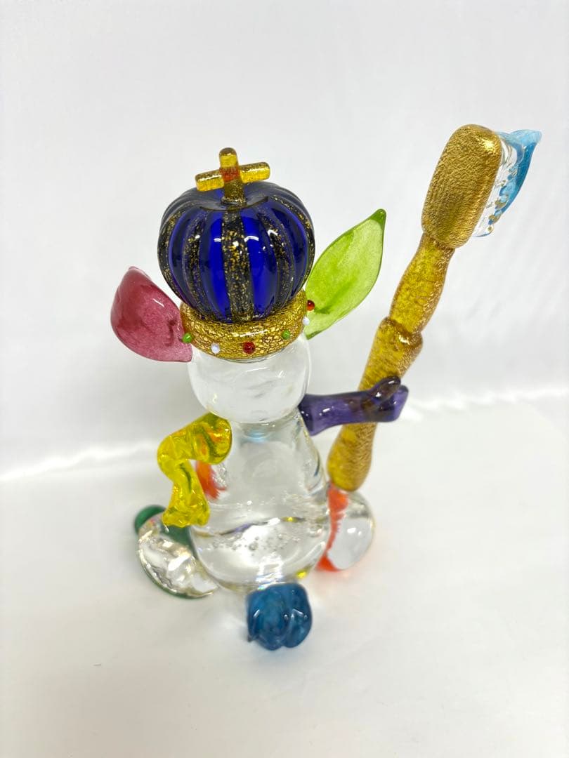 ①ガラス工房 メルハバ 作家 小林大輔 ハブラシ うさぎ ハンドメイド 置物