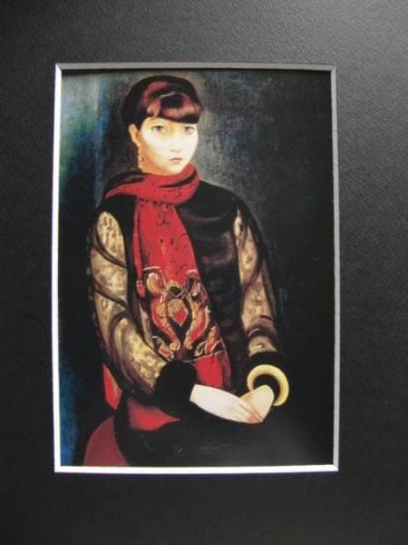 モイズ・キスリング、リタ・ヴァン・リアの肖像、希少な画集より