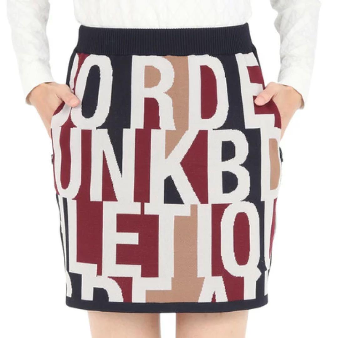 美品　CLUNK セットアップ　長袖 ハイネックセーター　スカート 上下セット