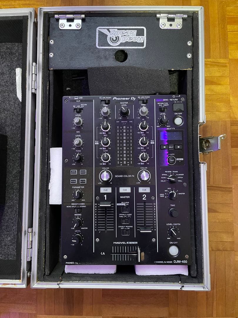 Pioneer DJ DJM-450 ※オプション/ハードケース、レコードセット