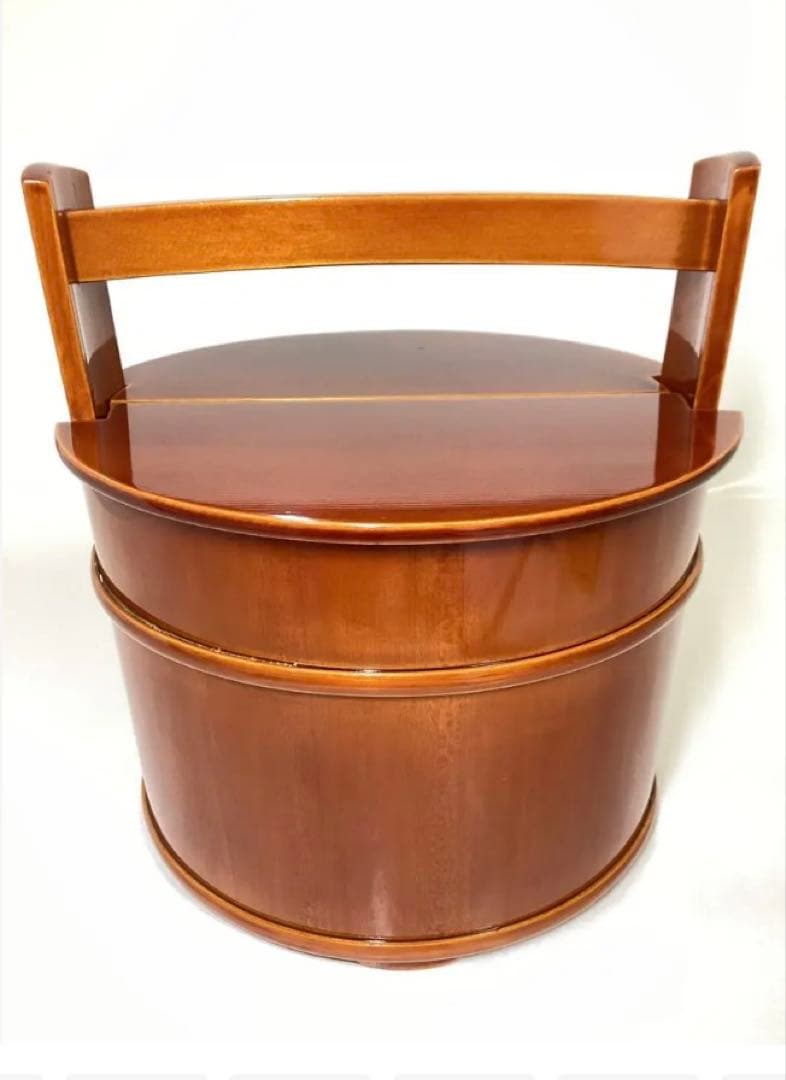 手桶水指 春慶 陽斎 木箱入 茶道具 古物品