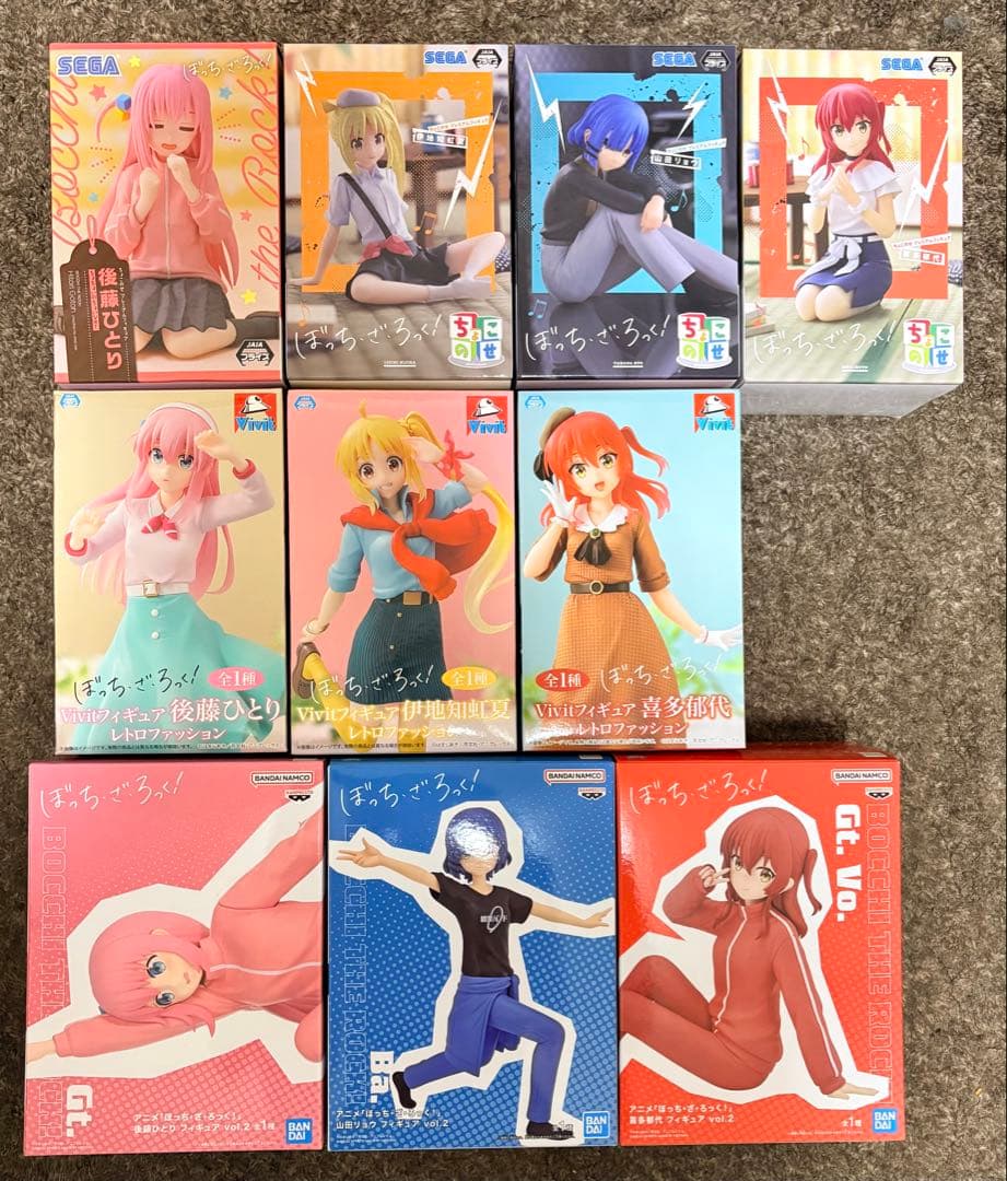 ぼっちざろっく ぼっち・ざ・ろっく！ フィギュア 10点まとめ売り