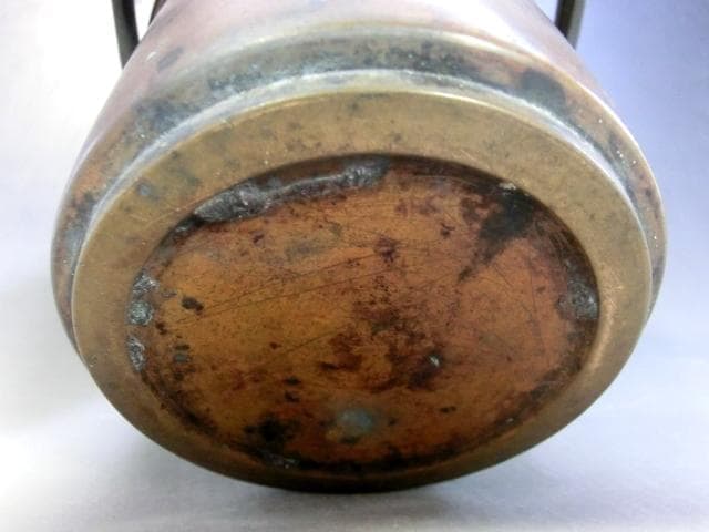 手炉■古銅製 手あぶり 手焙り 手火鉢 火入れ 火器 透かし火屋 雲竜 時代物■