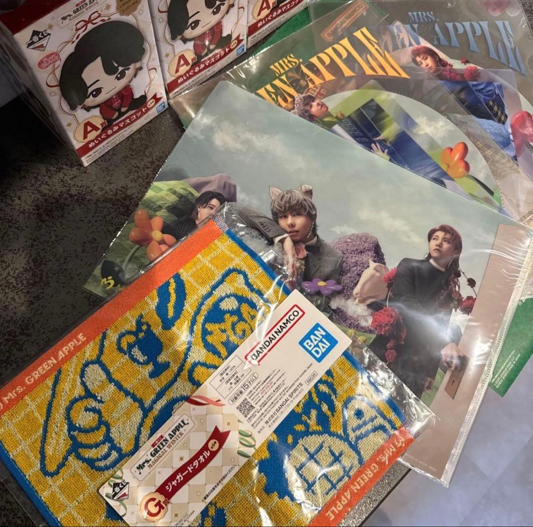 Mrs.GREEN APPLE ダブルチャンスキャンペーン当選品➕ファイルタオル