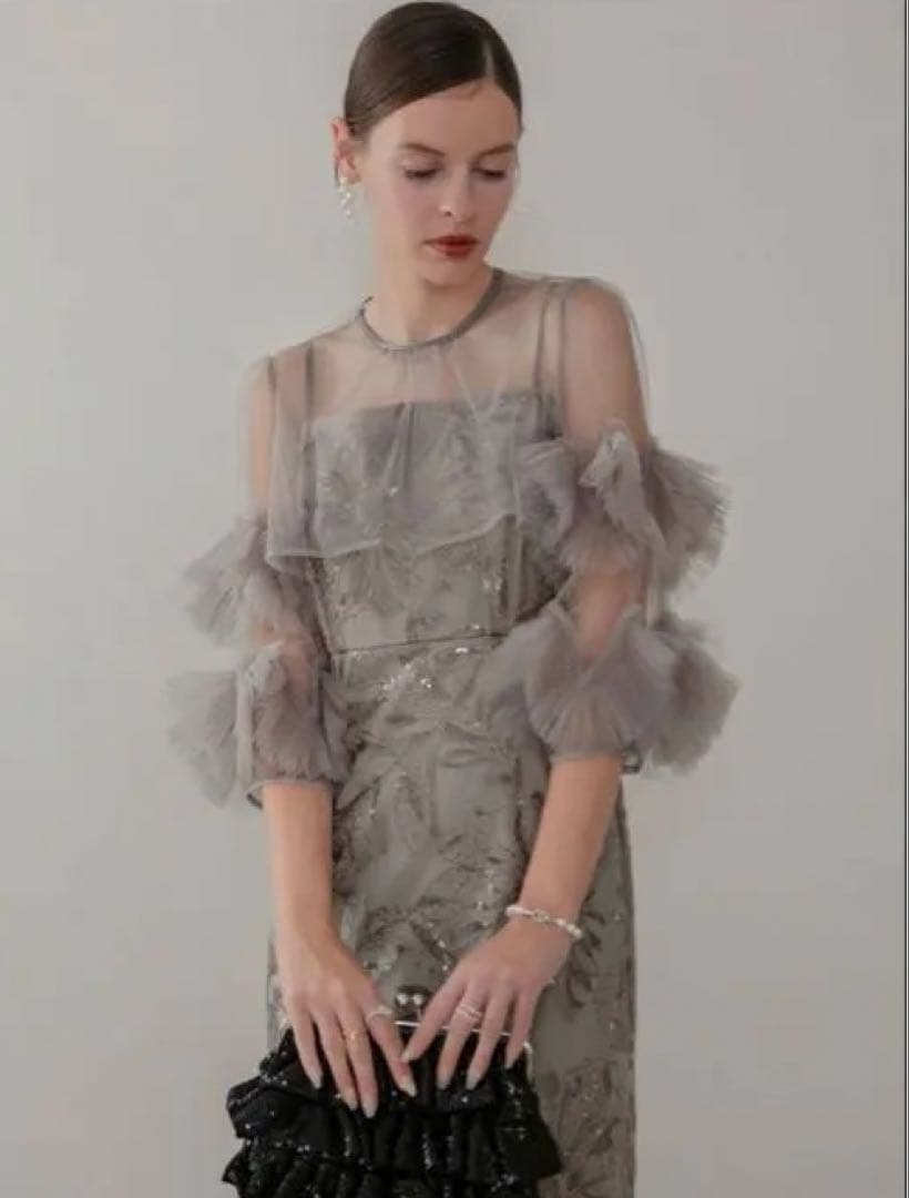 leja ドレス　グレー