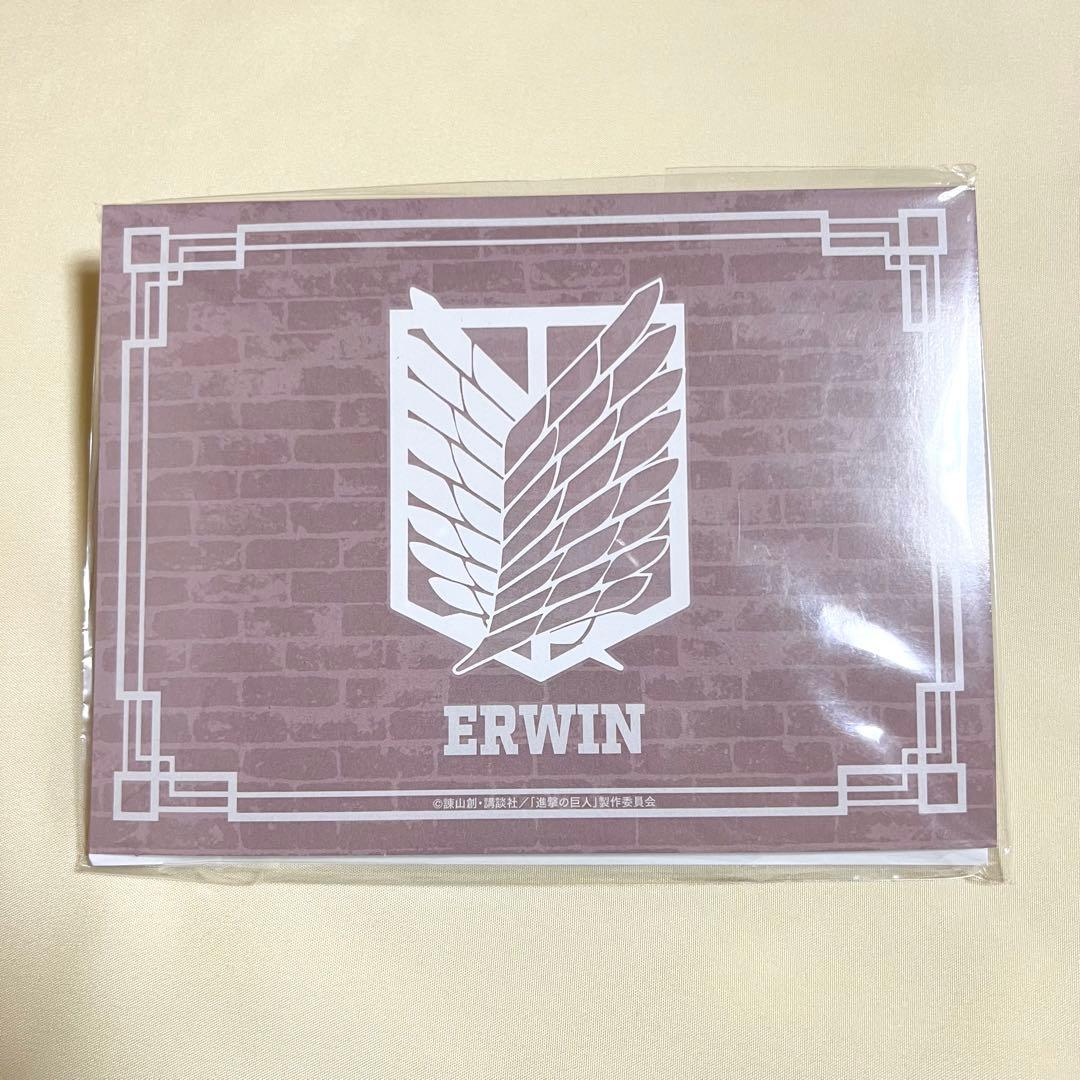 進撃の巨人 推しキャラ缶バッジ セット エルヴィン WIT場面写