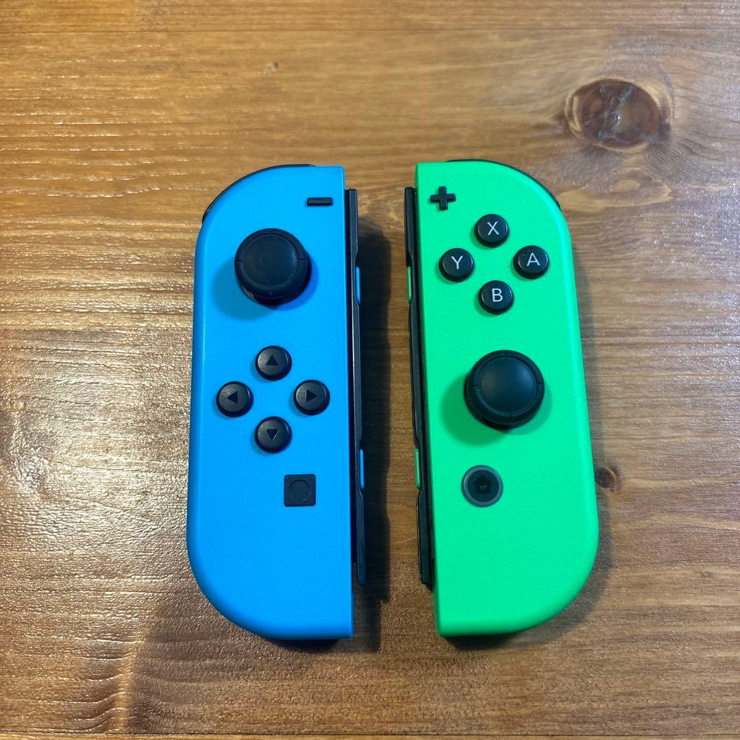 Nintendo Switch 本体 青/緑 ジョイコン　ケース付き