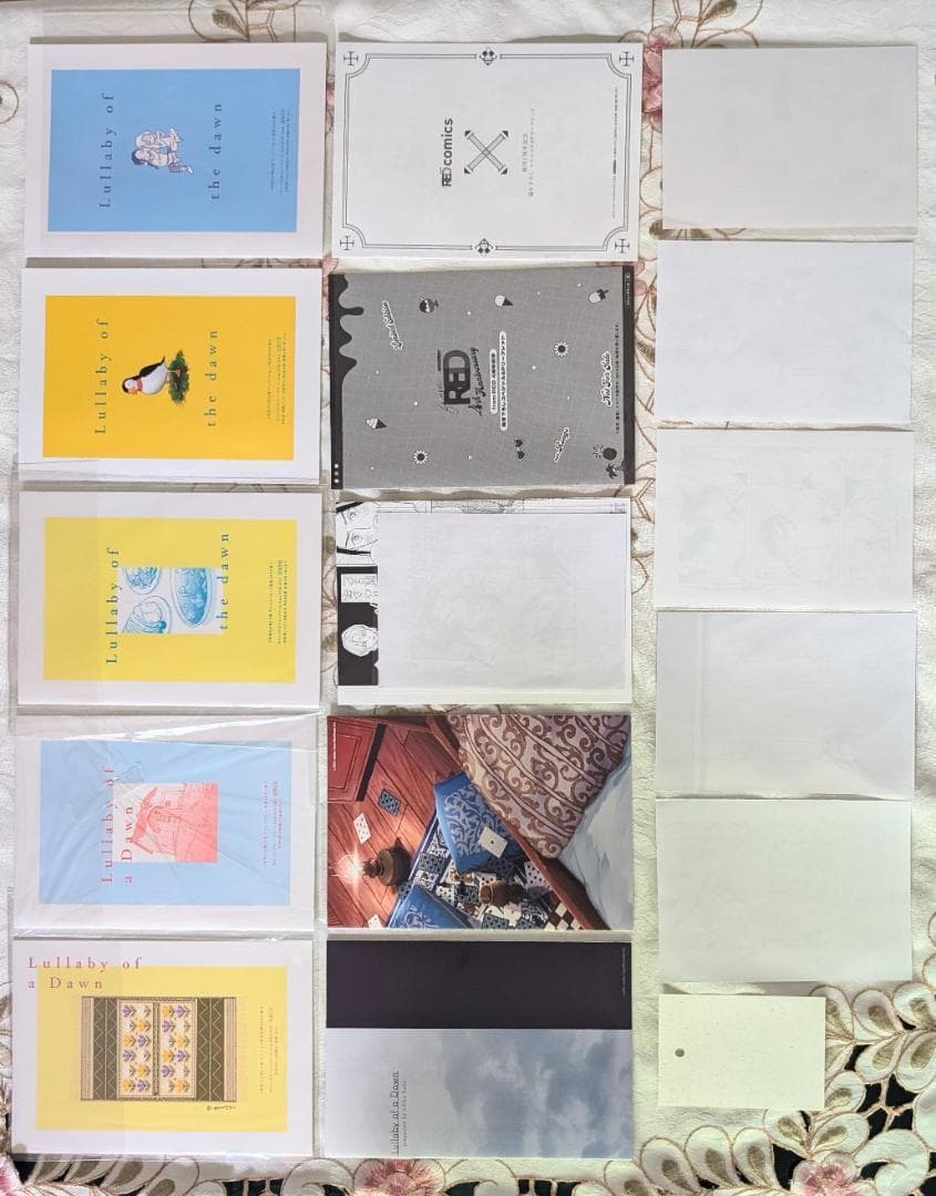 夜明けの唄セット アニメイトとらのあな小冊子 アクスタ アクキー イラストカード