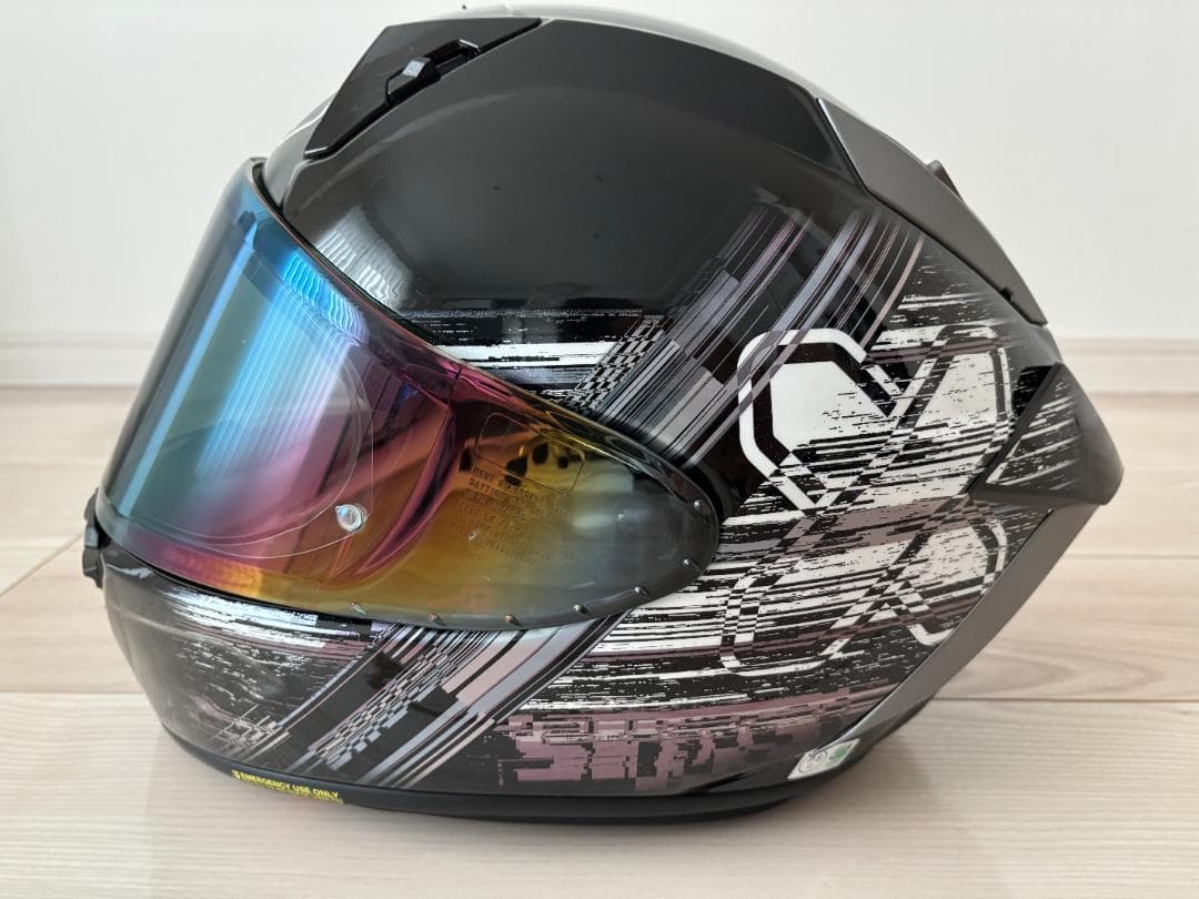 SHOEI X-Fifteen TC-5 クロスロゴ L ＋ ミラーシールド