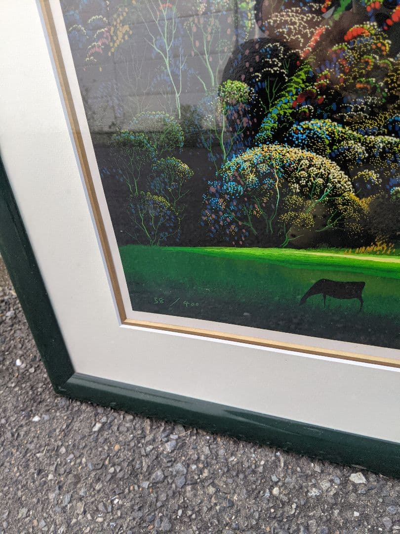 アイベン・ロール Eyvind Earle シルクスクリーン ガードナーズランチ