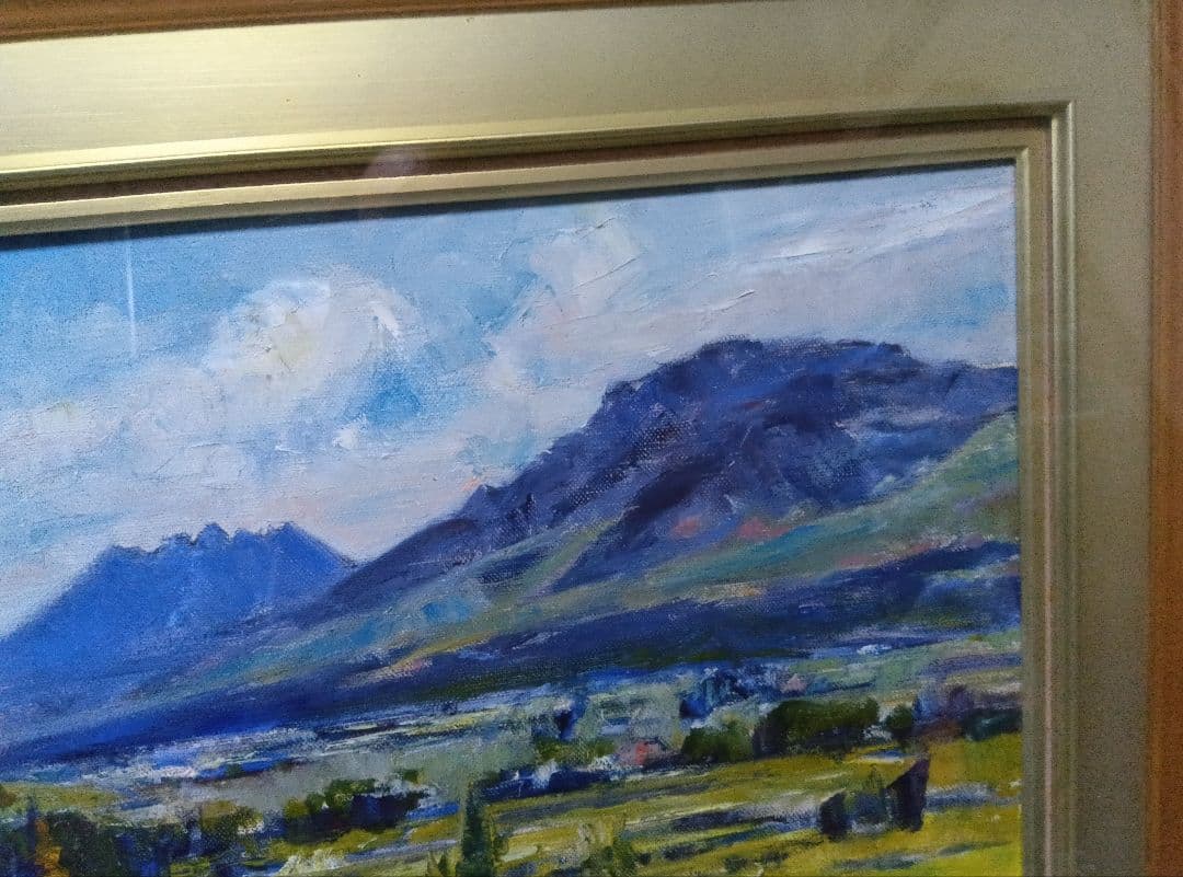 サインは２枚目にあります写真12枚です直筆油彩です