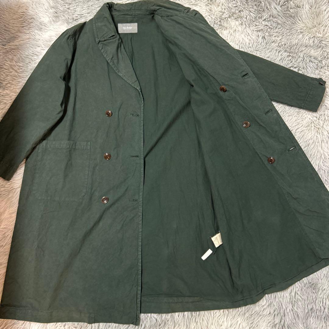 【美品】nest Robe スーピマコットンフレンチアーミーコート