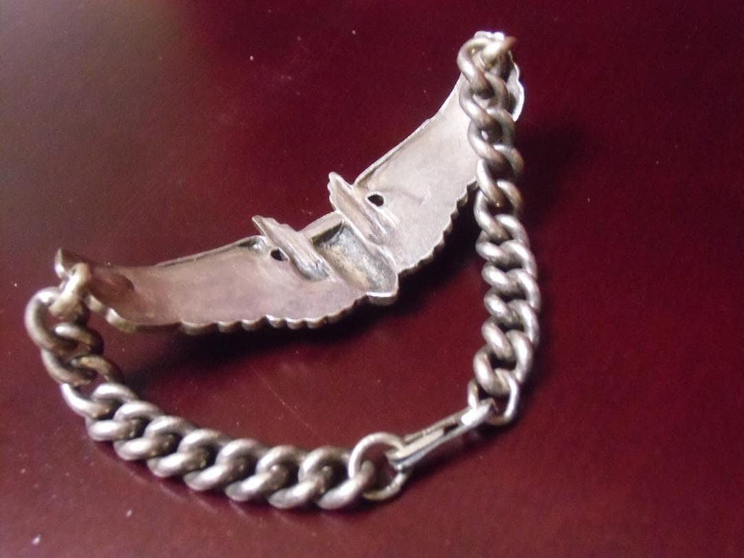 ★１９３０年代＊アメリカ軍＊陸軍航空隊＊機銃手＊９２５銀製ブレスレット（実物）