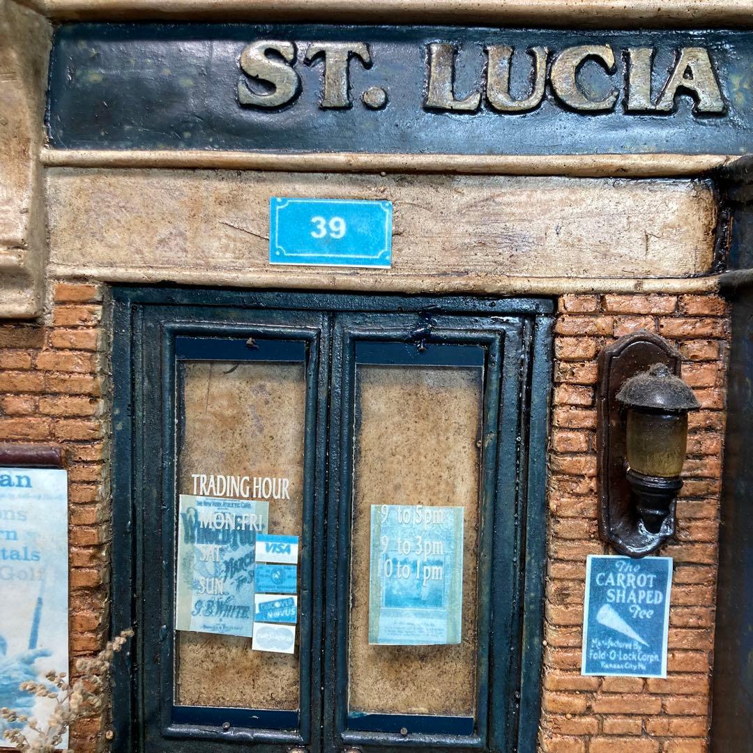 【美品】壁掛け ジオラマ ゴルフ店 セントルシアゴルフワールド