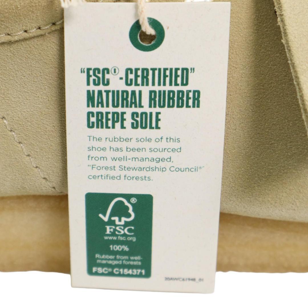 未使用 クラークス 26155515 ワラビー メープルスエード 25.0cm