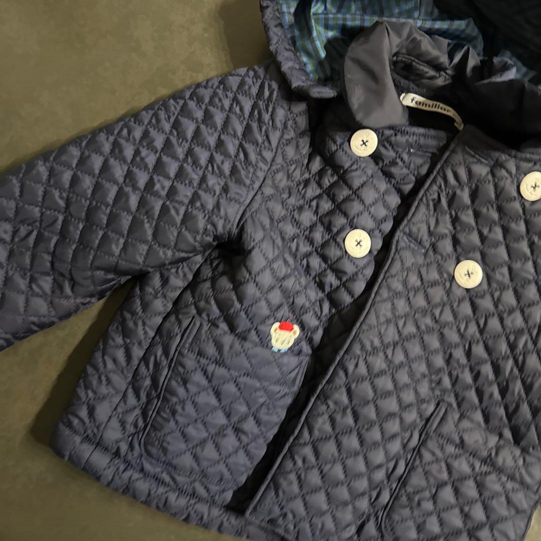 familiar ファミリア　キルティング　アウター　コート　90サイズ