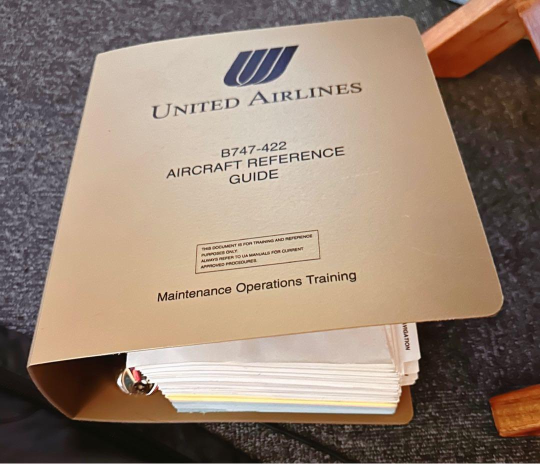 ユナイテッド航空United Airlines Reference Gマニュアル