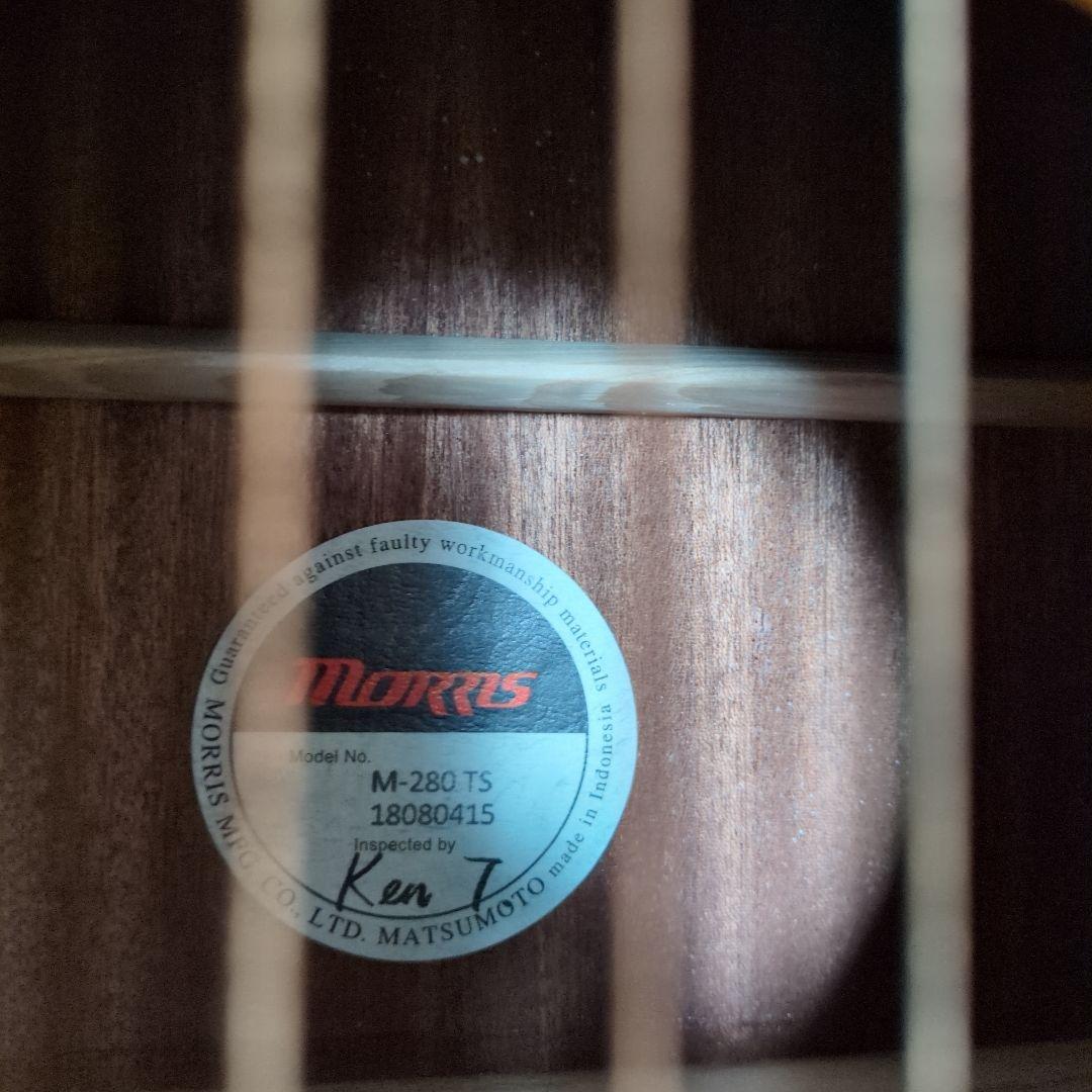 j*l様 モーリス　アコースティックギター　M-280 TSソフトケース付