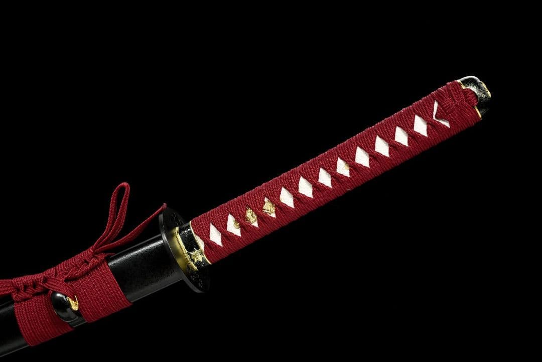 5241-武具 刀装具 日本刀　模造刀 居合刀 武士道 武蔵 鑑賞用 手鍛造打