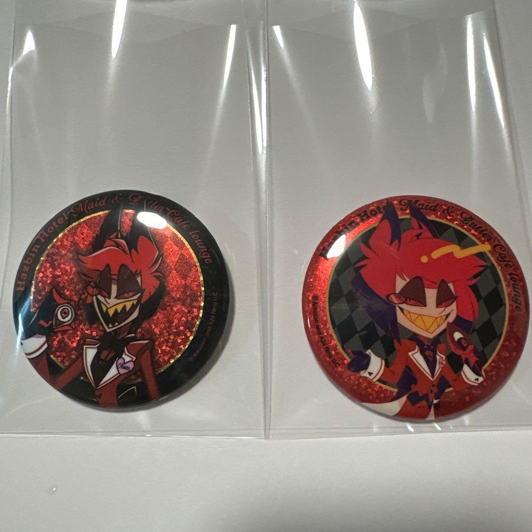 アラスター グリッター缶バッジ　ハズビンホテル