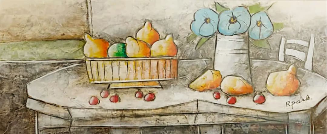 絵画 時代 油絵 R park作