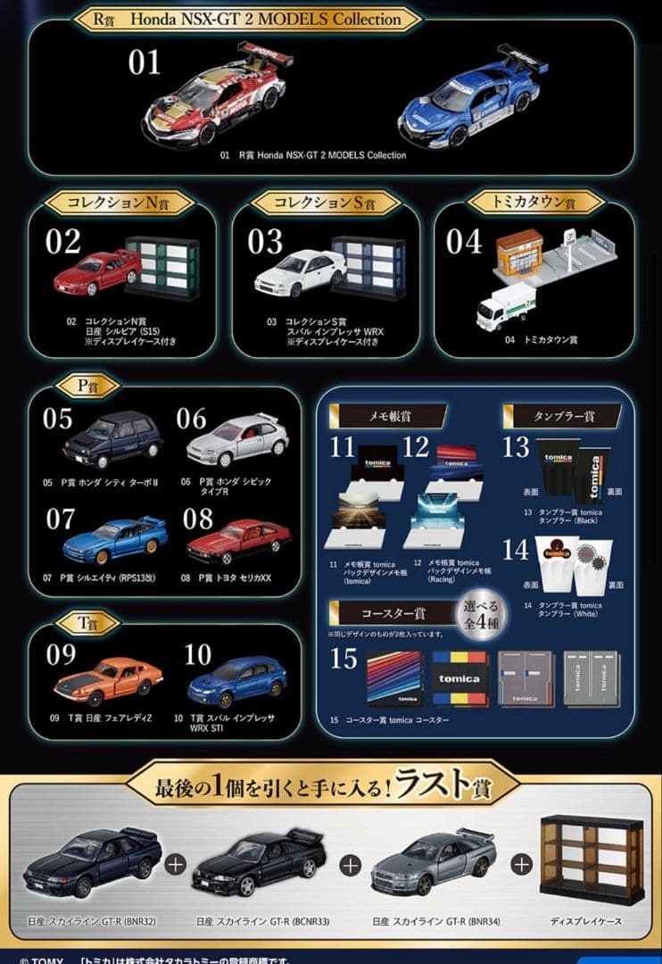 トミカくじ 第2弾 1ロット 未開封 tomica タカラトミー