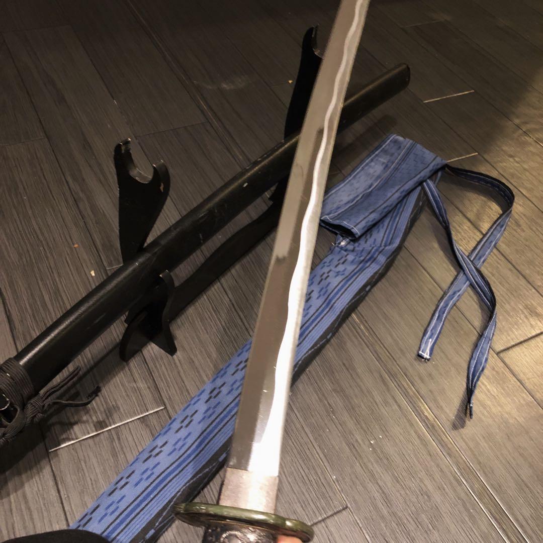 高級模造刀　逆刃刀　逆刃刀身 居合刀　太刀　るろうに剣心　刀袋付き