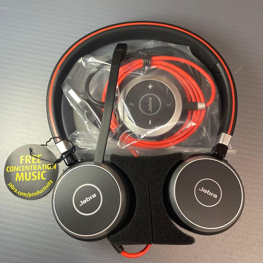 【未使用】 Jabra 有線ヘッドセット　オンイヤーヘッドフォン マイク付き
