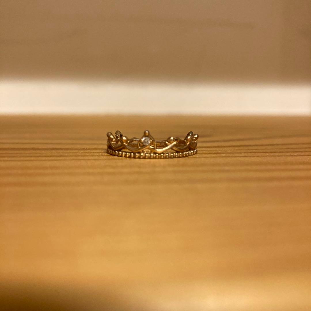 ノジェス　NOJESS K10ダイヤモンドリング 7号　クラウン