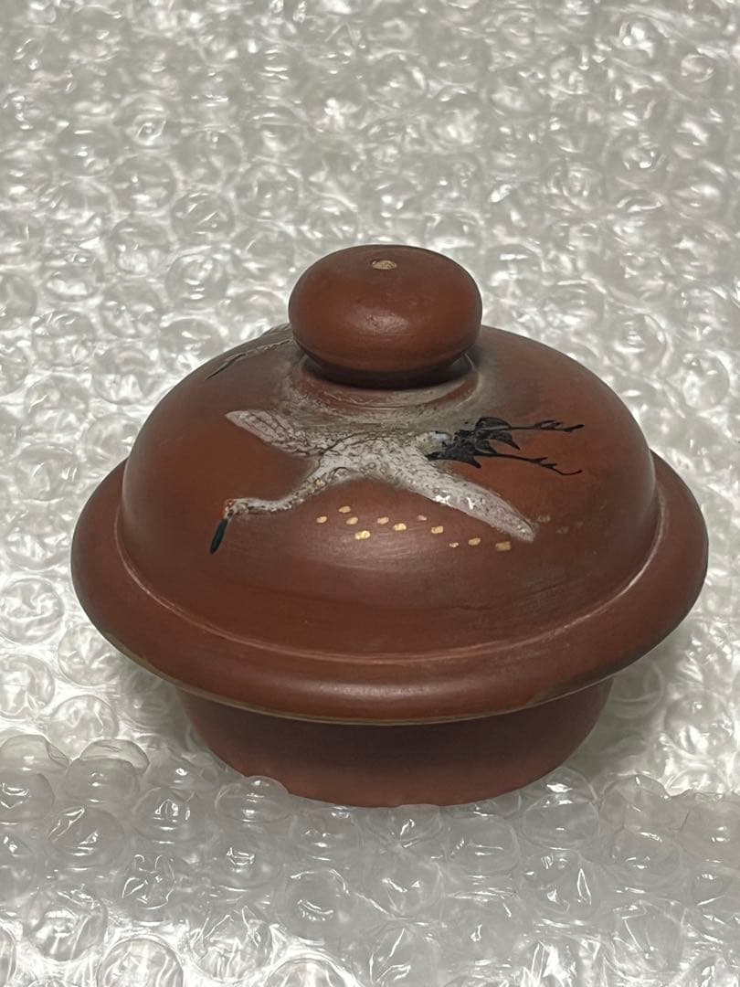 急須　ポット　茶器　常滑焼　雪香　朱泥