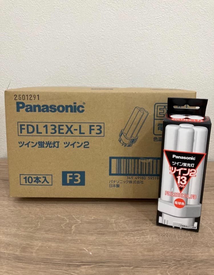 Panasonic ツイン蛍光灯 FDL13EX-L F3 10本入