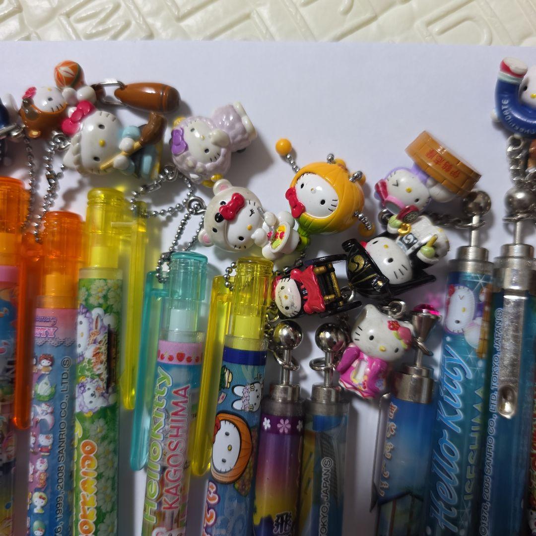 ハローキティ　使用済み　ご当地限定　ボールペン　まとめ売り