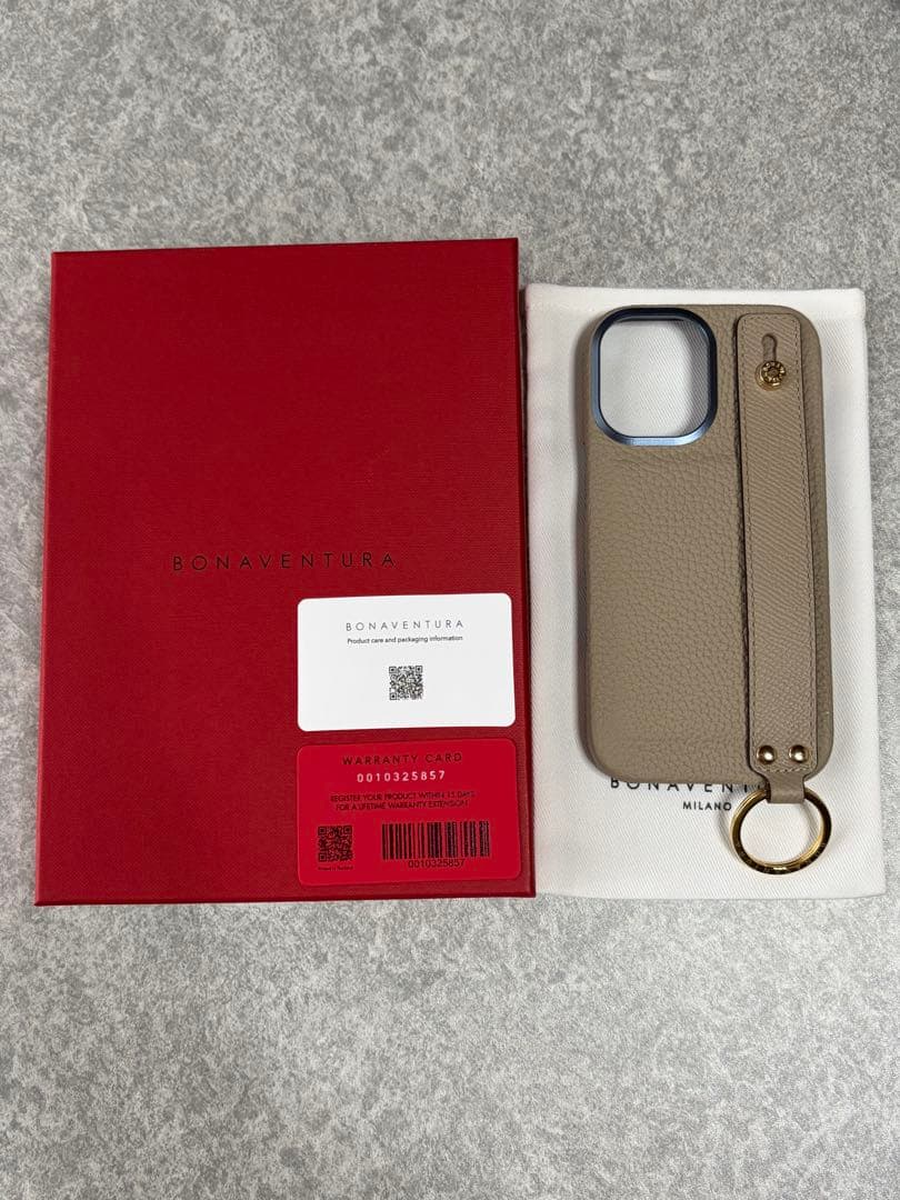 ころすけ BONAVENTURA グレージュ iPhone17ケース