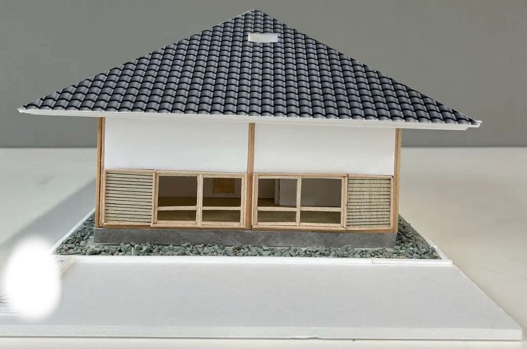 篠原一男 白の家 模型 1/50