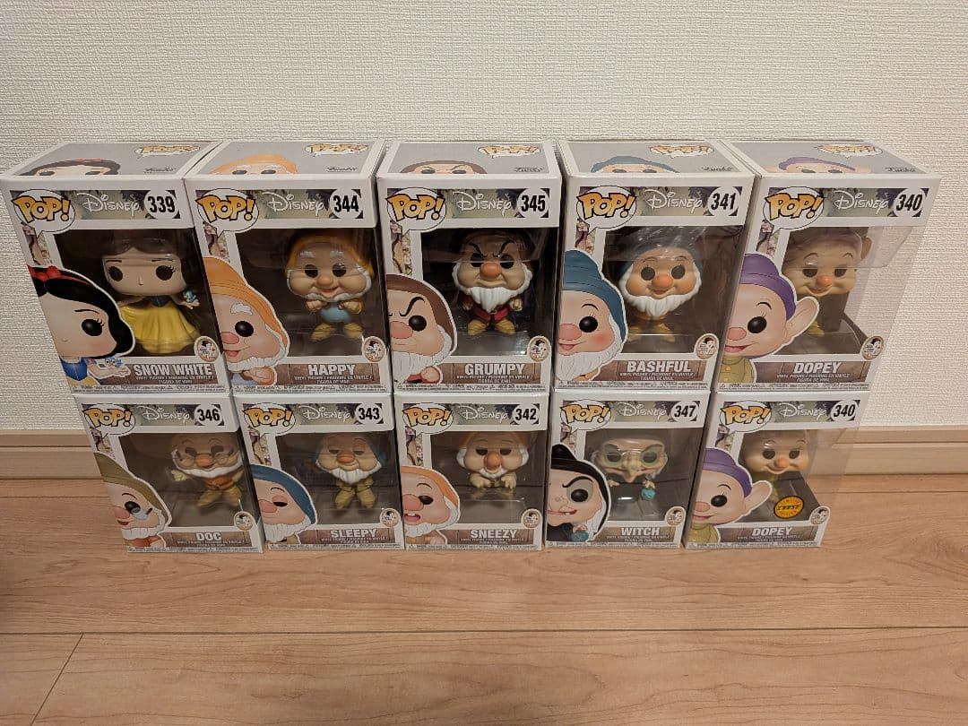 funko pop　ディズニー　 白雪姫　七人の小人　１０体セット　ファンコ