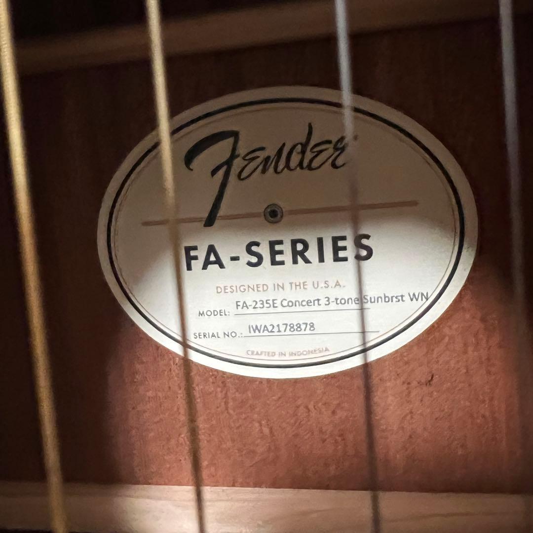 Fender アコースティックギター FA-235E concert